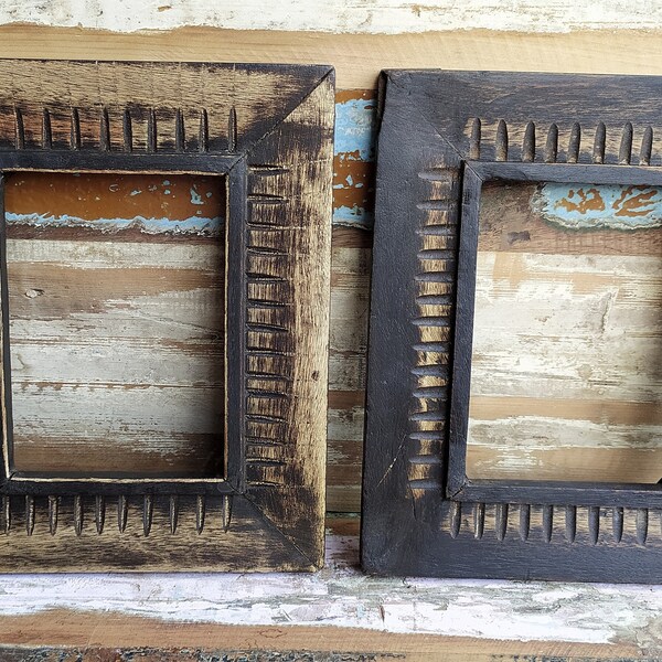 Picture Old Wood Frame Etsy