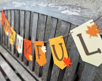 Bannière de Thanksgiving| bannière reconnaissante