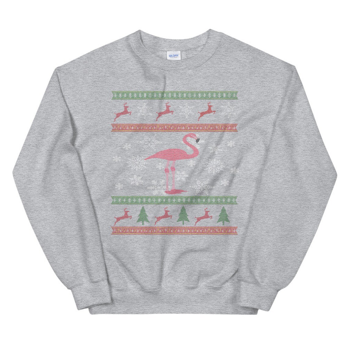 target ugly sweater flamingo