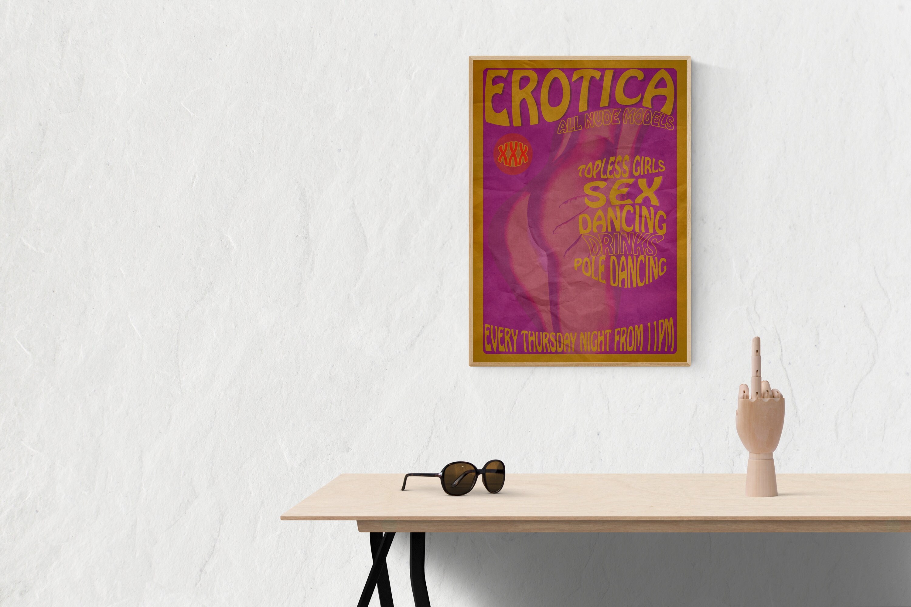 Erotica Poster Nude Art Print Erotic Wall Decor Sexy Art - Etsy