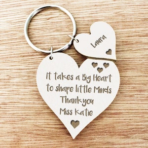 Teacher Gifts, It takes a big heart to shape little minds Teacher present, Mentor gift, Nursery Teacher, Teaching Assistant thank you gift