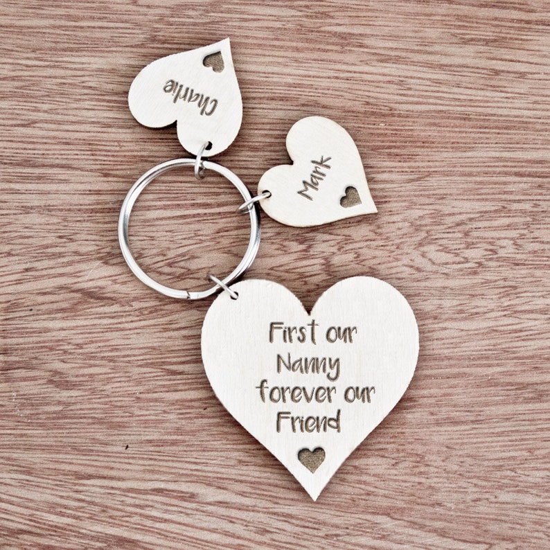 Personalized Aunt Keychains Engraved Gift for Nan Auntie | Etsy