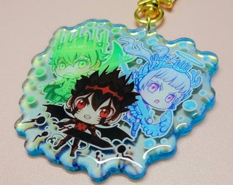 CLEARANCE - Magic Clover Acrylic Charm Keychain