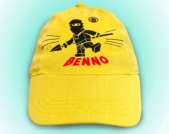 Children's cap | Ninjago figure | Personalized gift | Gift with name for boys and girls for their birthday