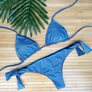 KHALIFA Bikini Fabric Glitter Triangle -  Canada