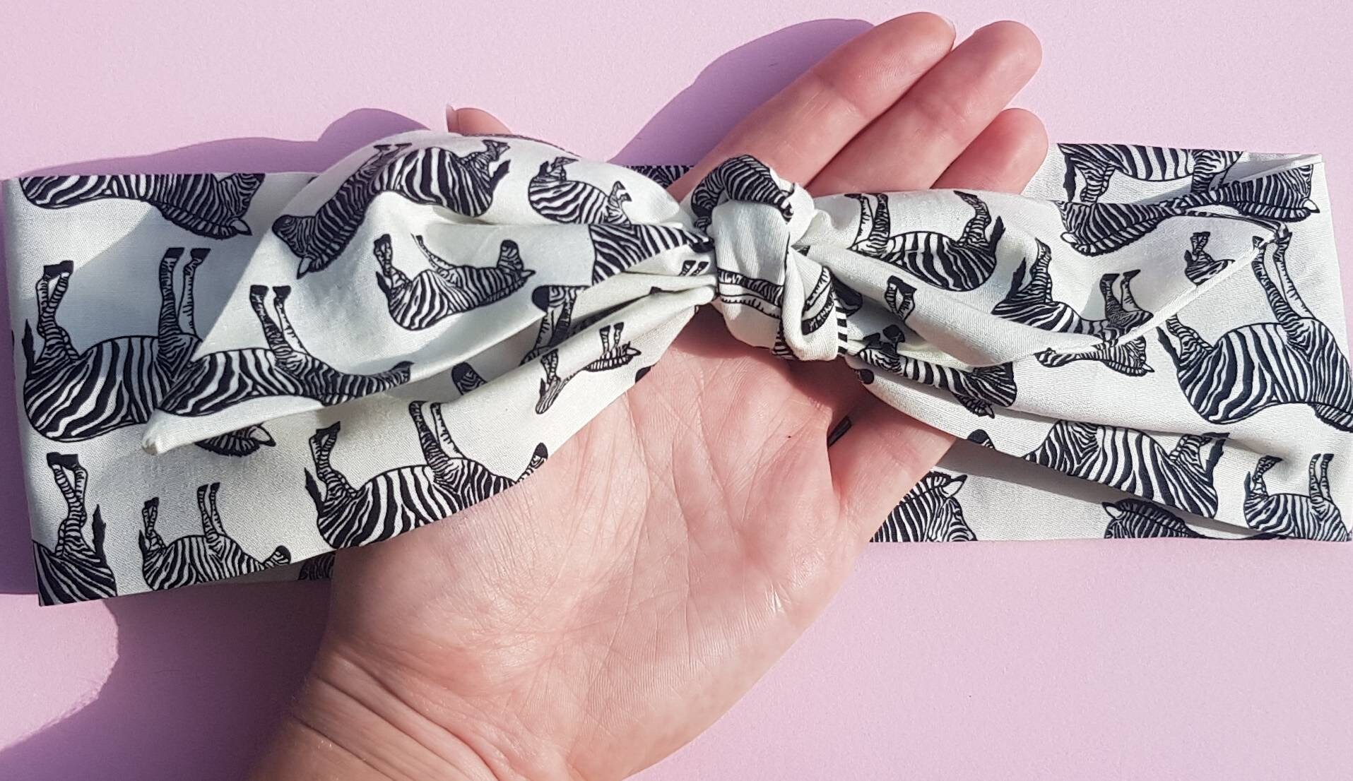 Zebra headband Zebra gifts Women headbands Teachers gifts Etsy