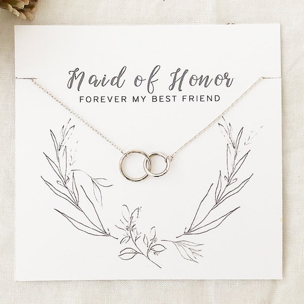 Maid Of Honor Gift, Maid of Honor Proposal, Sister Maid of Honor, Maid of Honor Necklace, Maid Of Honor Ask, Maid Of Honor Card,Bridal Party