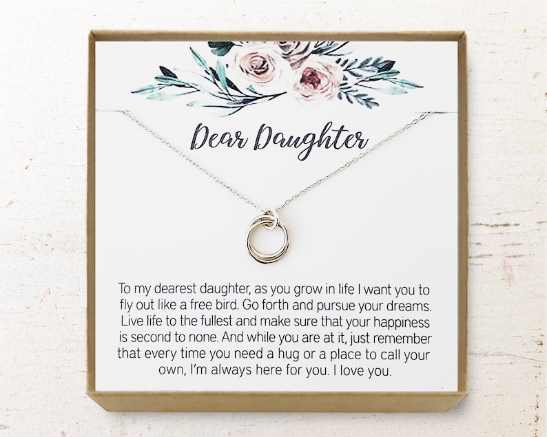 Daughter Jewelry Daughter Necklace Daughter Gift Graduation Etsy