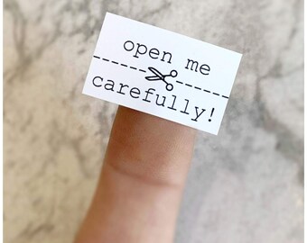 Open Me Stickers Etsy