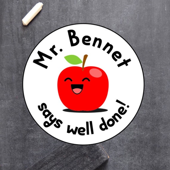 35x Super Star Personalised Teacher Praise School 25mm Stickers Adhesive 265