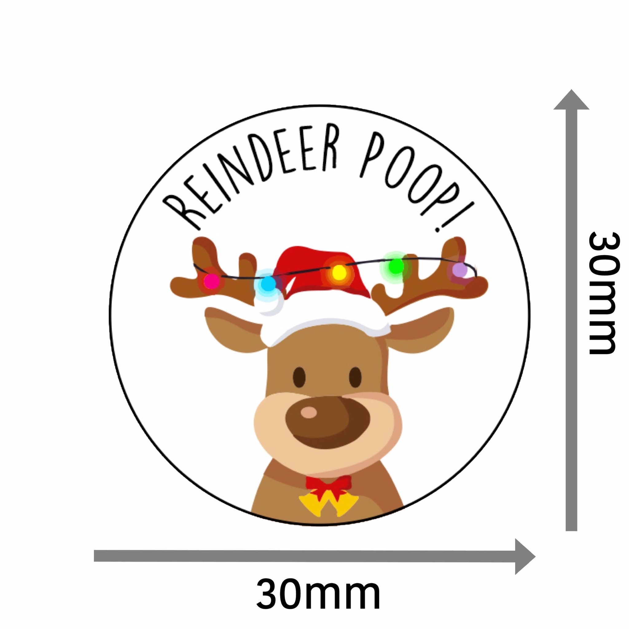 Personalized Christmas Stickers, Reindeer Family Holiday Gift Labels,  Family Christmas Stickers – Paper Cute Ink