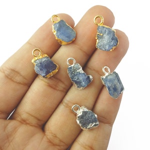 Tanzanite Gold Electroplated Pendant, Gold/Silver Pendant, Tanzanite Pendant, Selling Per Piece Gifts For Women Mother&#39;s Day