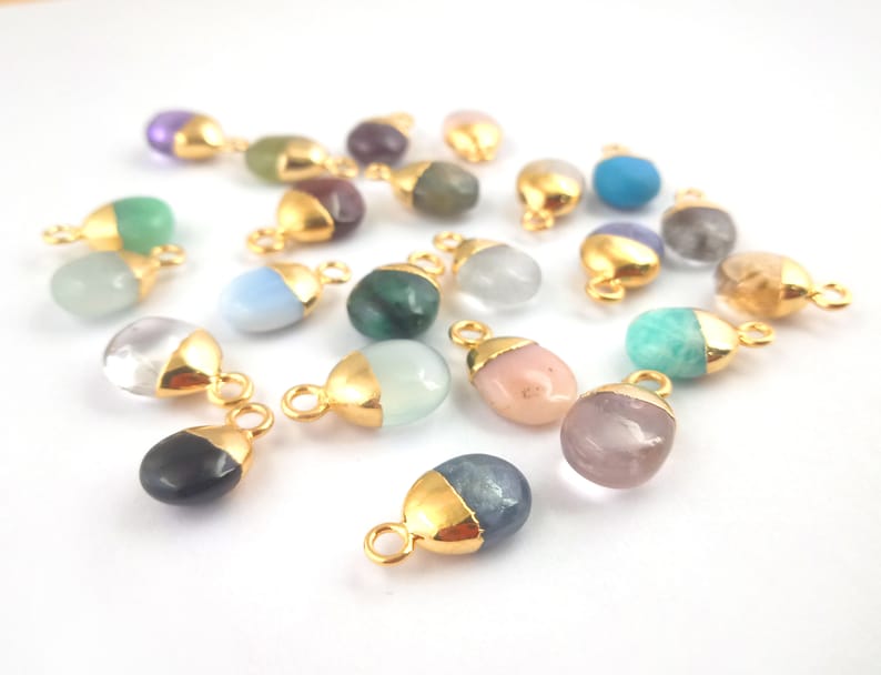 Tiny Charms Pendant Tumble Pendant Handmade Charms, Size 8mm To 10mm Approx. Selling Per Piece image 5