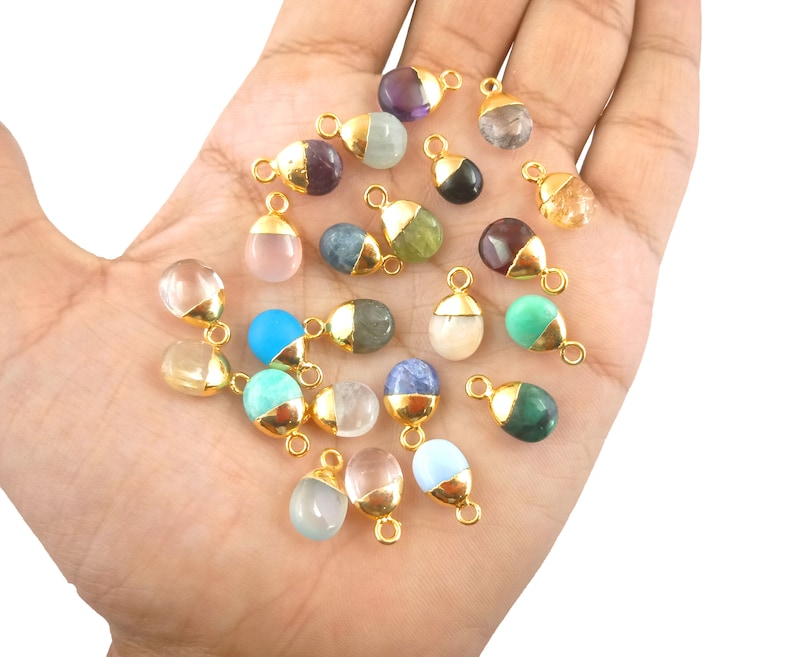 Tiny Charms Pendant Tumble Pendant Handmade Charms, Size 8mm To 10mm Approx. Selling Per Piece image 1