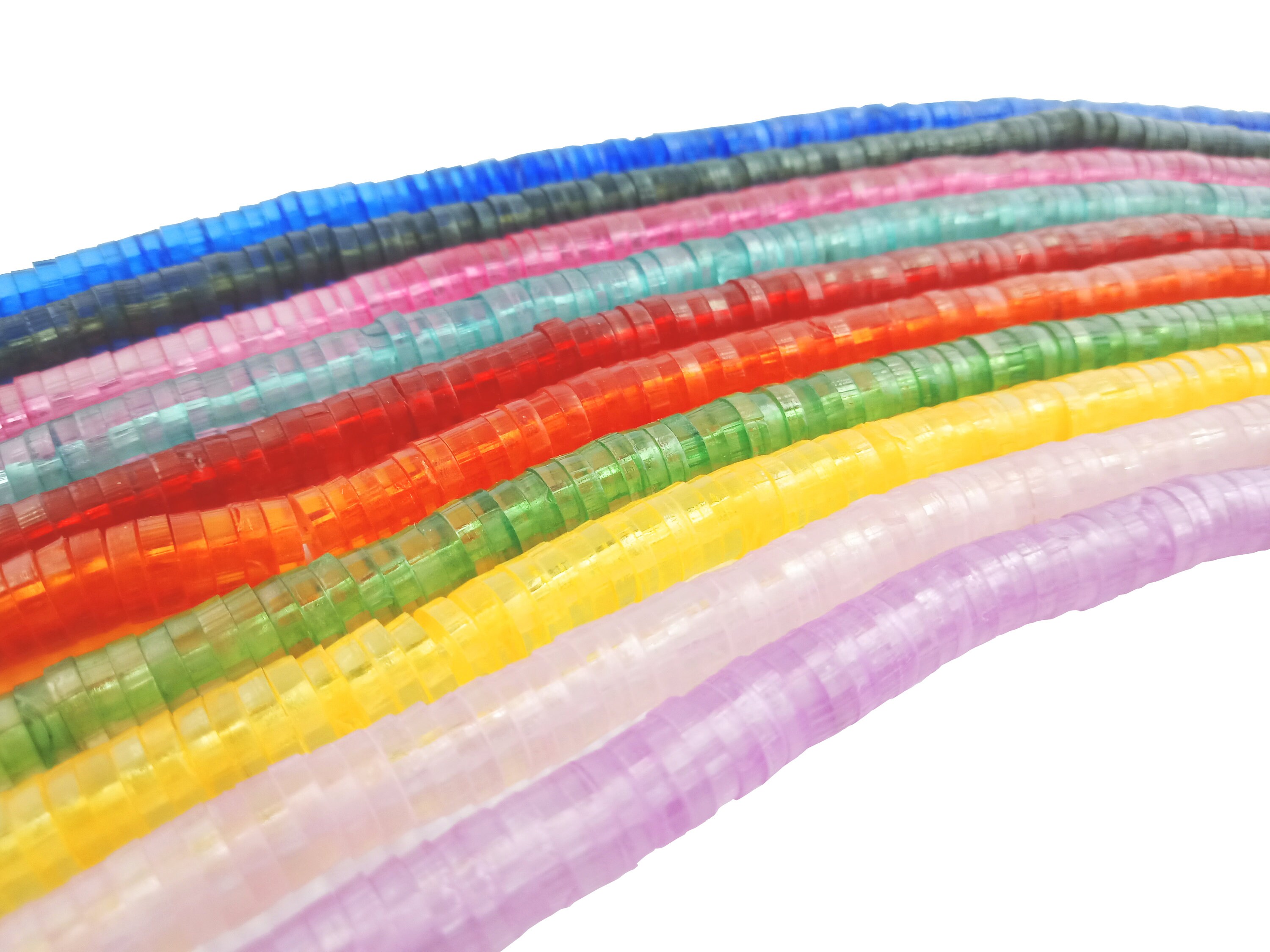 6mm Acrylic Disc Beads 8 Inch 1 Strand Heishi Beads Waterproof Etsy UK