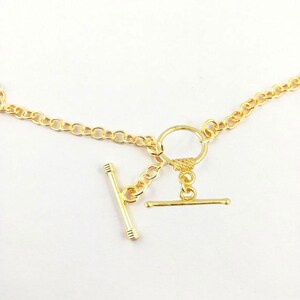 Upgrade Your Jewelry with this 2 Piece Set of Gold Plated Circle Toggle Clasps