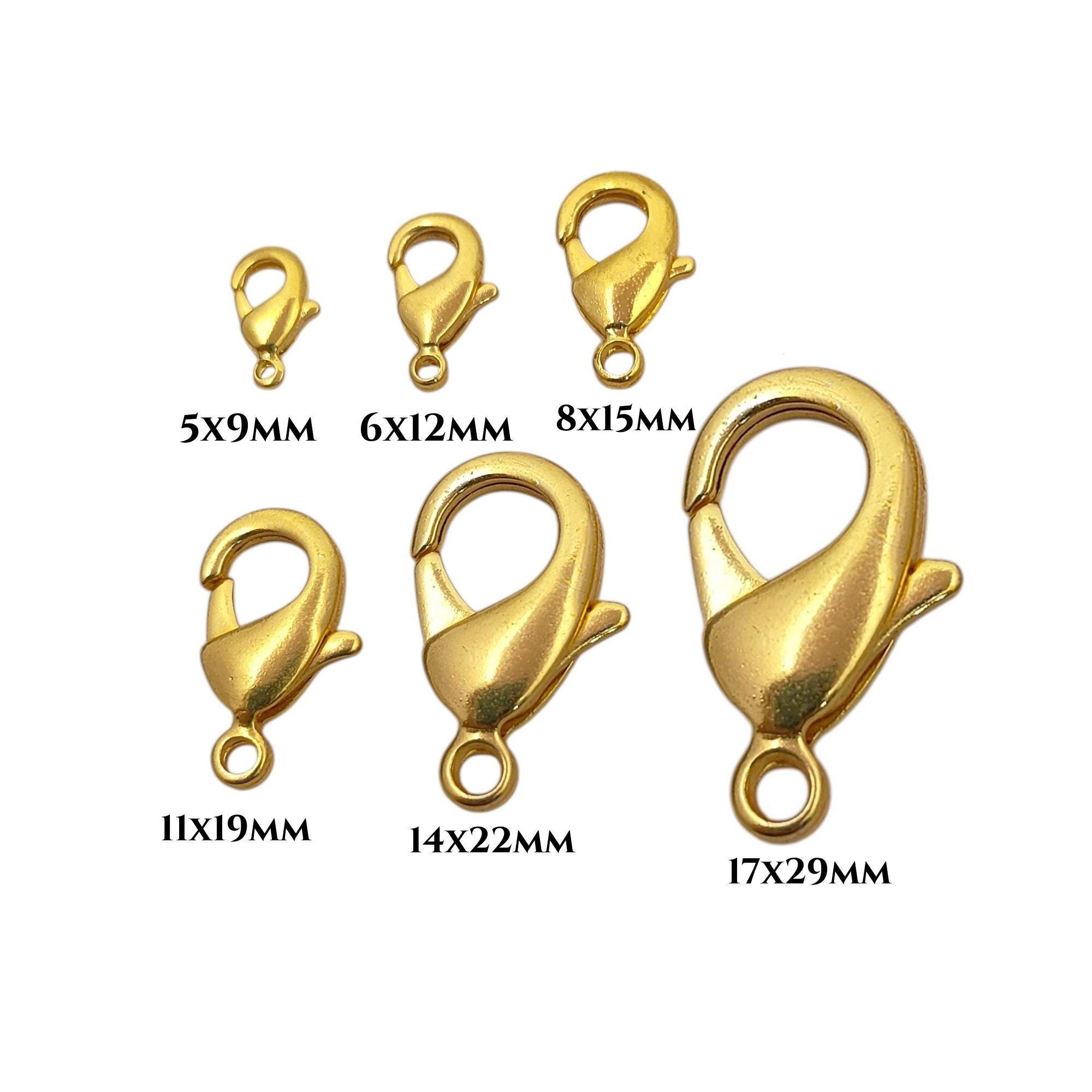 Multi Size Gold Finish Lobster Clasps-jewelry Helping Components