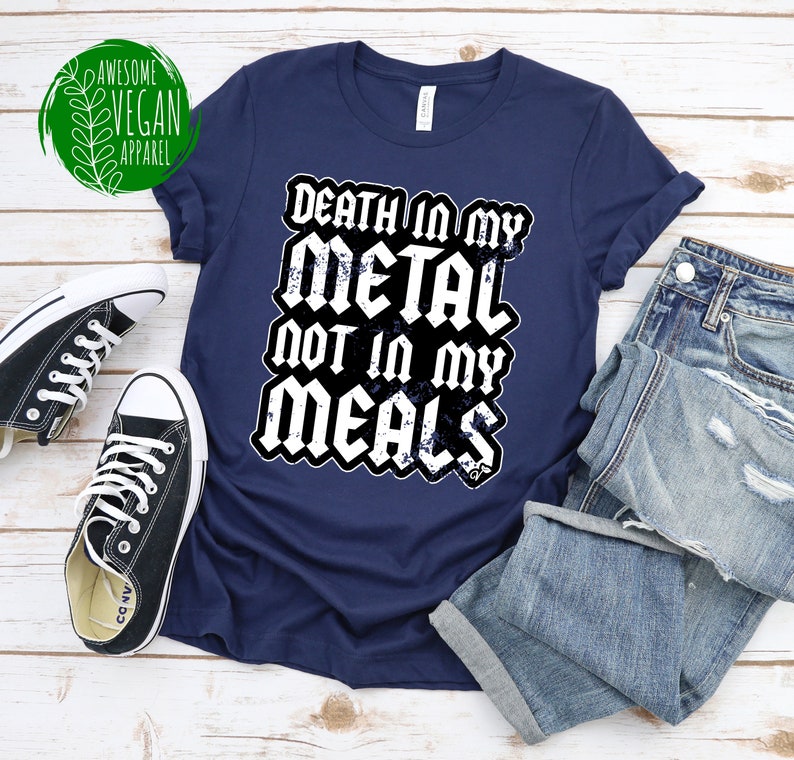 metal vegan shirt