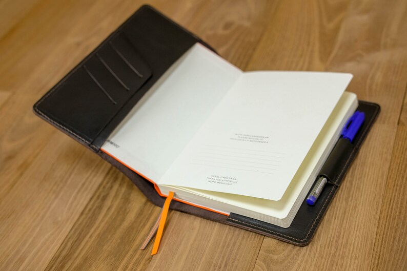Personalized Leather Case Journal folio Personalized Leather Etsy
