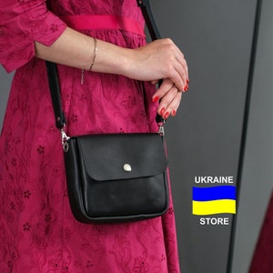 Leder Crossbody Taschen für Frauen, Snap Klappe, Geschenk für sie, Vintage Leder Geldbörse für Frauen, Sommer Mini Tasche, Kleine Leder Geldbörse