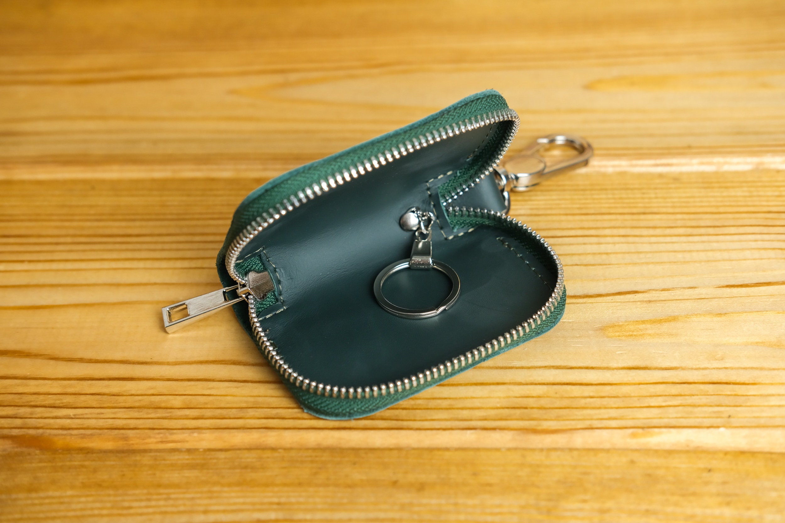 小物 philme leather key case Leather Key Case With Car Logo, Free Personalization, Small