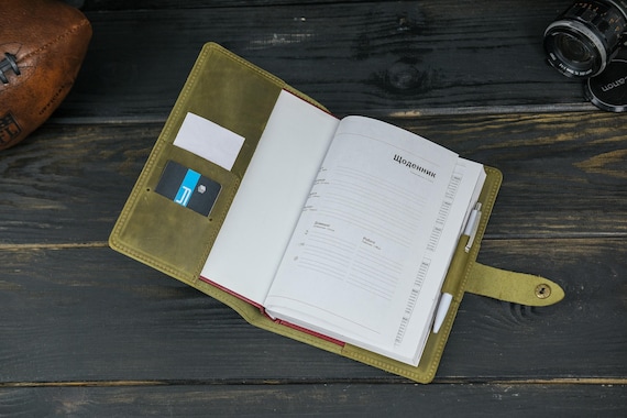 Free Personalized Leather Journal Cover: A6 A5 А4 Notebook