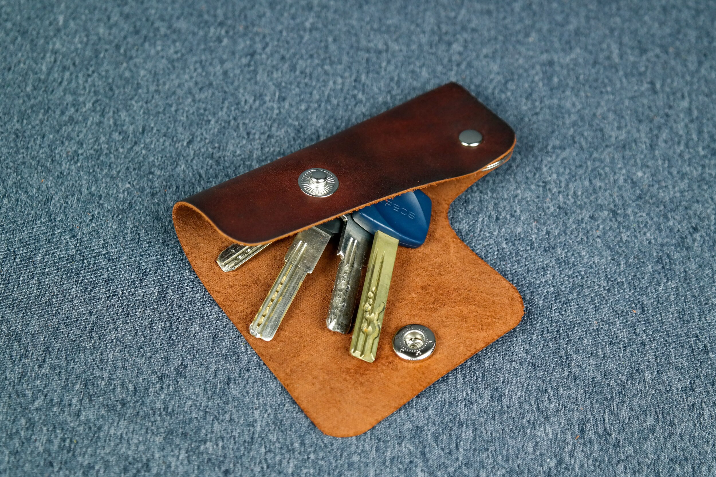 Leather Key Chain Leather Key Case Unisex Leather Key Bag Etsy UK