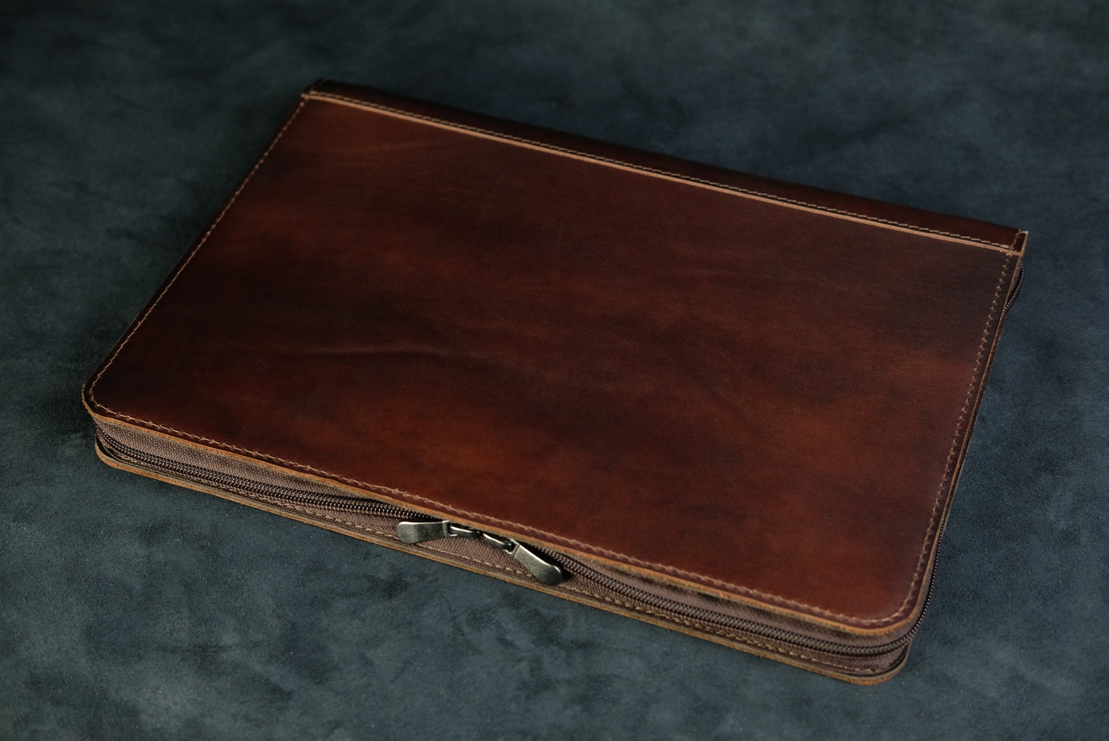 Leather Macbook Case Zippered Laptop Case Personalized Etsy