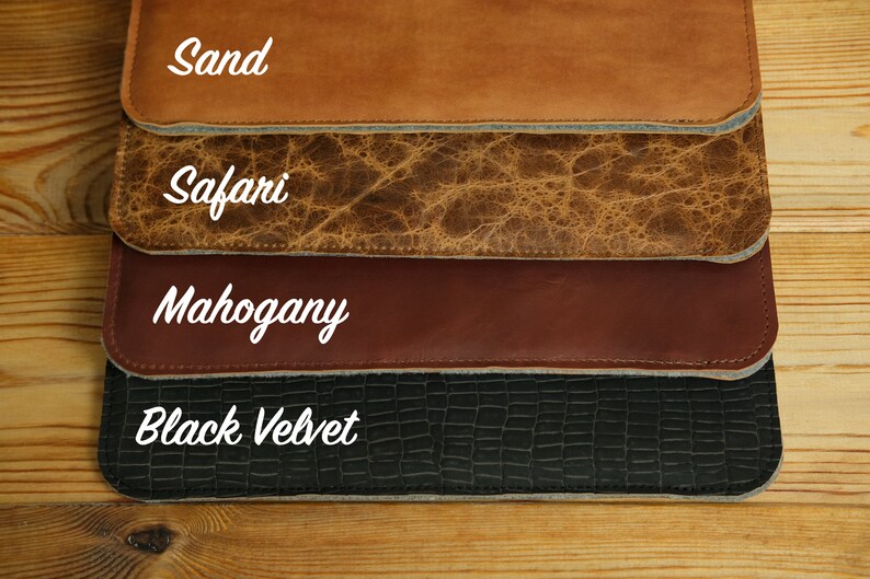 Custom laptop accessories 15 inch Macbook Pro Sleeve Unique Leather sleeve for MacBook Air 13 M1 Rustic leather 16 inch Laptop Case