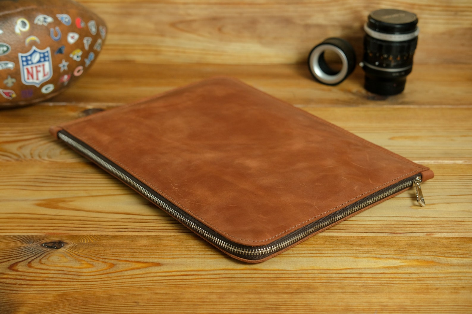 Zippered Leather sleeve for MacBook Air 13 M1 16 inch Laptop Etsy
