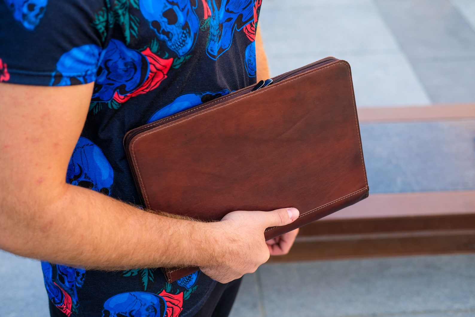 Leather Macbook Case Zippered Laptop Case Personalized Etsy