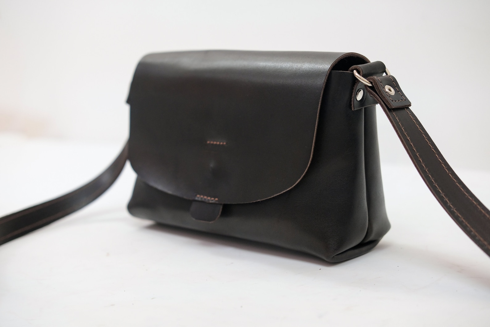 Leather Flap Bag Shoulder Bag for Women Long Strap Leather Etsy