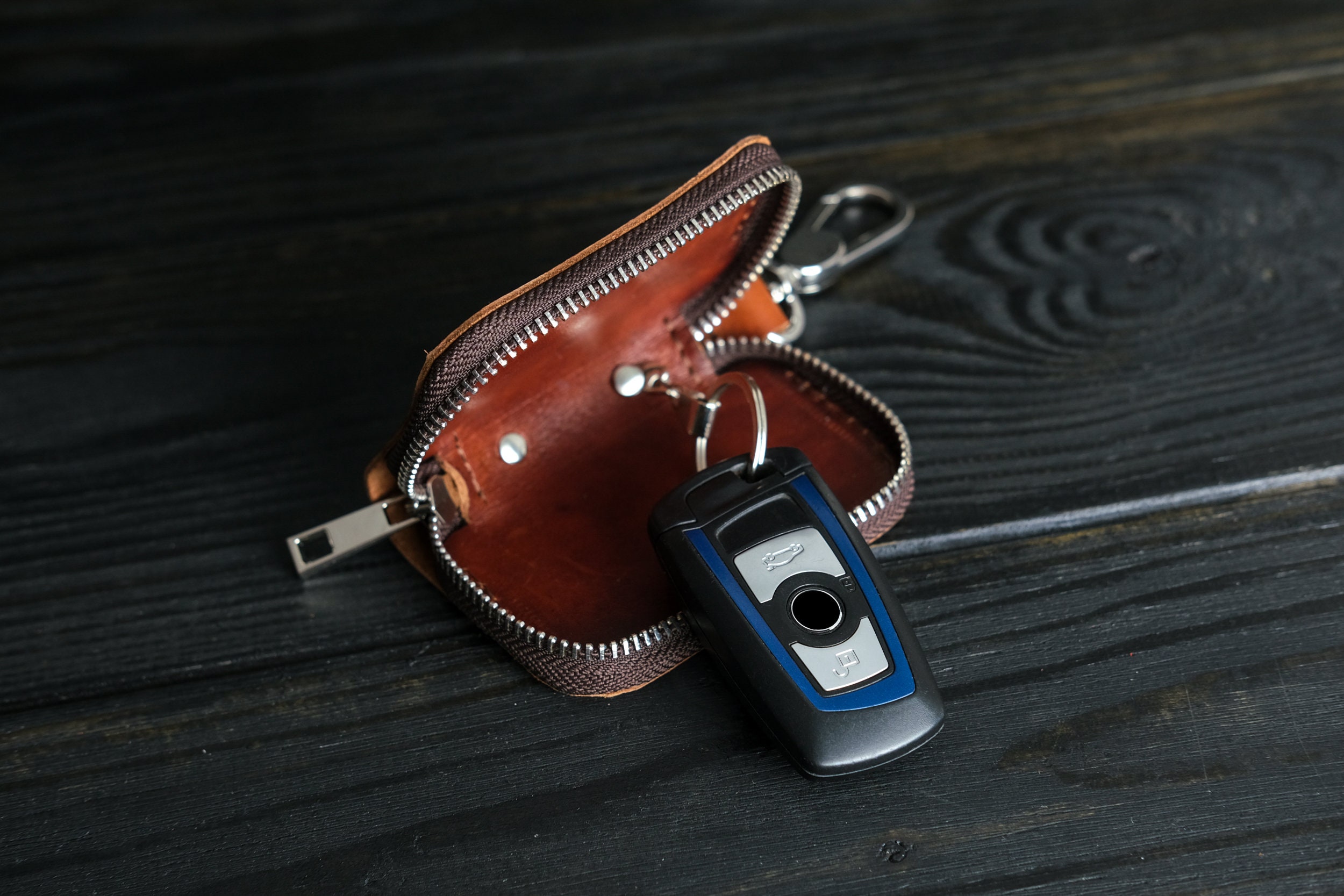 Mercedes LV Car Key Leather Case, Car Accessories, Accessories on Carousell