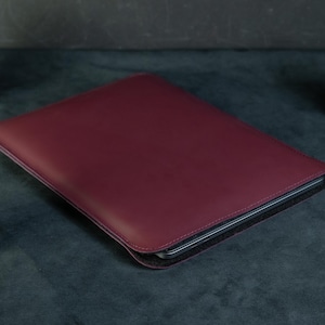 Leather Felt MacBook Sleeve: Personalized Laptop Case