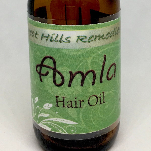 Amla Oil, 2 and 4 fl oz, Indian Gooseberry Oil, 100% Pure, Premium Quality, Virgin, Unrefined, Cold Pressed