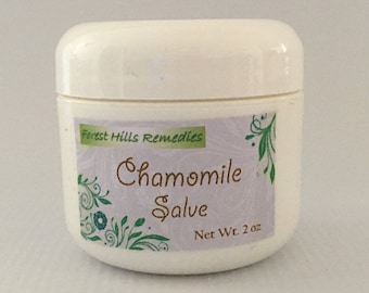 Organic Chamomile Salve, All Natural, Veg, Kosher, Halal Salve