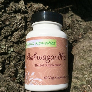 Organic Ashwagandha Vegan Capsules, 100% Pure Organic Root Powder, Retail and Wholesale