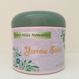 Organic Yarrow Salve, Achillea millefolium, Skin Care