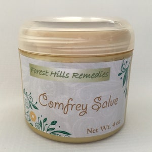 Organic Comfrey Salve, Comfrey Roots Ointment, Joint and Muscle, Cuts image 1