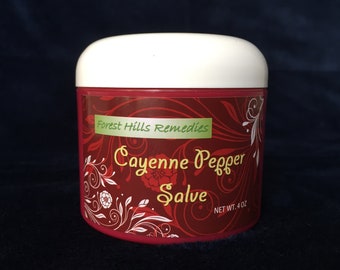 Cayenne Pepper Salve, Joints & Muscle, Gift for Grandpa, Grandma, Skin Friendly Not Burning