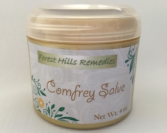 Organic Comfrey Salve, Comfrey Roots Ointment, Joint and Muscle, Cuts