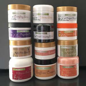 Salves and Creams on Sale, 1 oz jars, Choose the Item from Dropdown Menu, Forest Hills Remedies Monthly Clearance