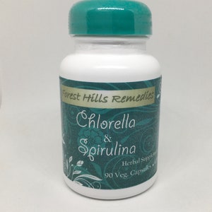 Chlorella and Spirulina Vegan Capsule, 100% pure and organic, retail and wholesale