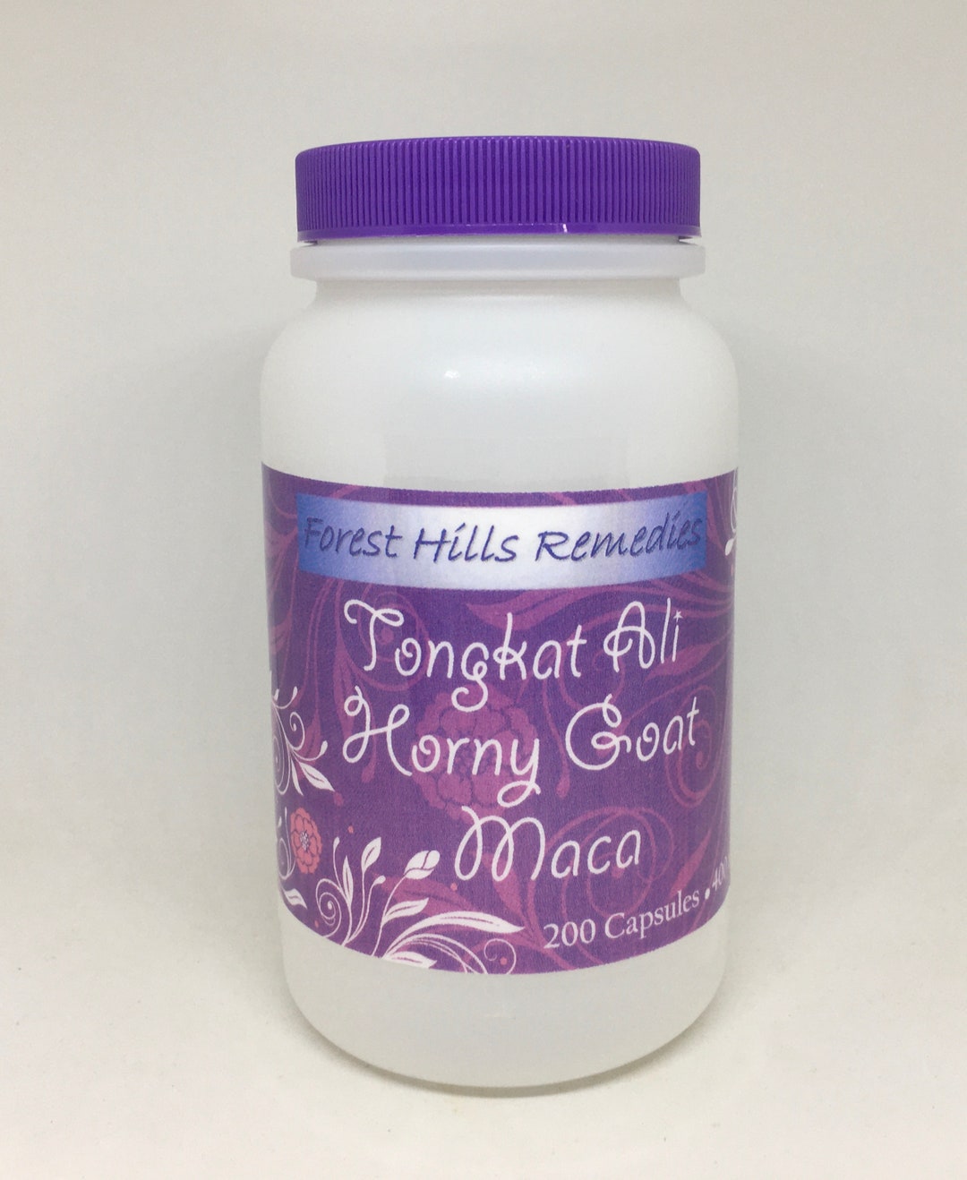 Tongkat Ali, Horny Goat, Maca, Vegan Kosher Halal Capsule, 100 Pure