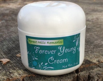 Herbal Wrinkle Cream, All Natural Face Moisturizer, Forest Hills Remedies