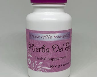 Hierba Del Sapo, Eryngium carlinae, Vegan Kosher, Halal Capsule, Mexican Thistle, No additive, Freshly Made to Orders