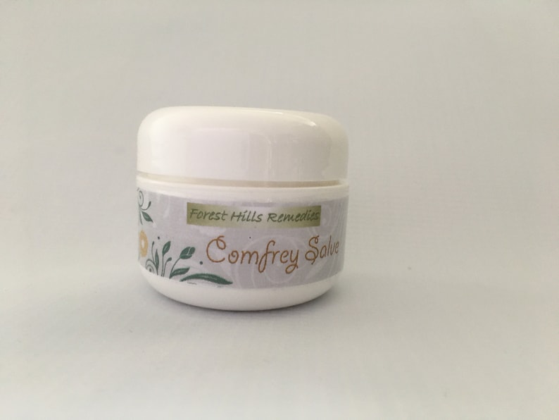 Organic Comfrey Salve, Comfrey Roots Ointment, Joint and Muscle, Cuts 1 oz