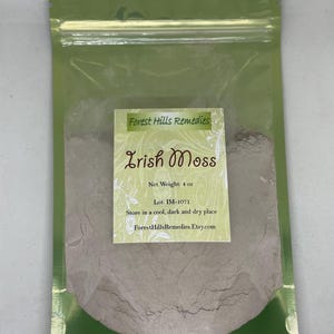 Irish Moss Powder, 100% Pure Sea Moss, Forest Hills Remedies, Retail and Wholesale