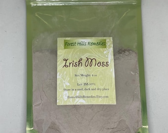 Irish Moss Powder, 100% Pure Sea Moss, Forest Hills Remedies, Retail and Wholesale