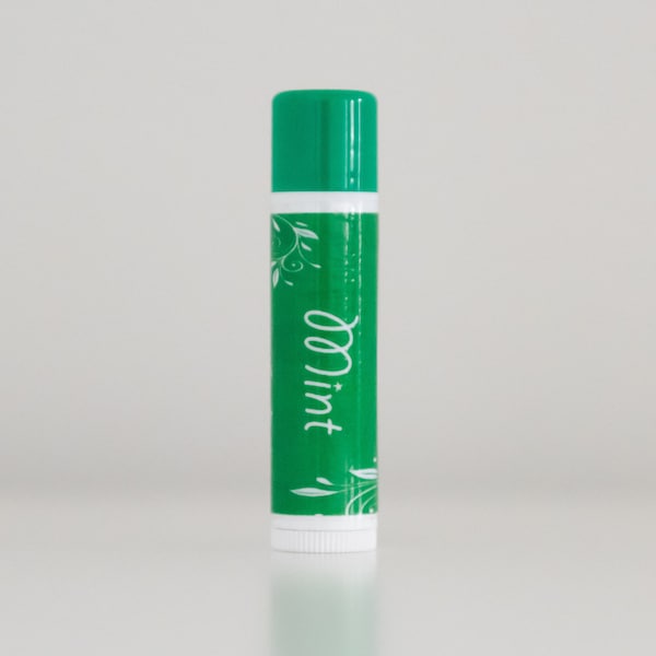 Mint Lip Balm, All Natural Herbal Lip Balm, No Petroleum, Retail and Wholesale